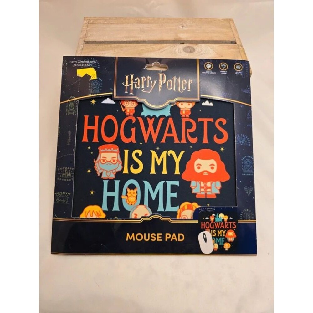 New Harry Potter Hogwarts Is My Home Mouse Pad 8.5" CultureFly Non-Slip